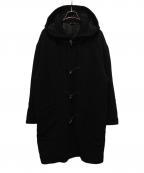VERSACE CLASSIC V2ヴェルサーチクラシック）の古着「アンゴラ混ダッフルコート」｜ブラック