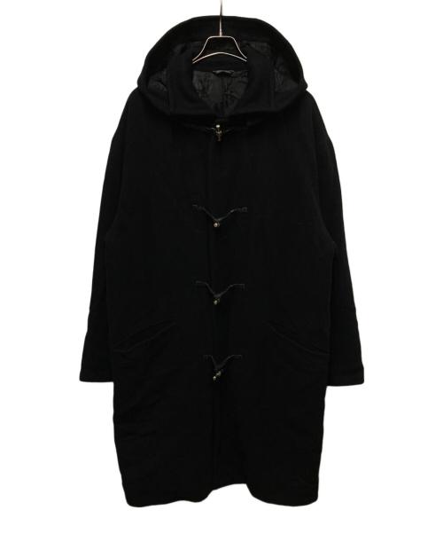 VERSACE CLASSIC V2（ヴェルサーチクラシック）VERSACE CLASSIC V2 (ヴェルサーチクラシック) アンゴラ混ダッフルコート ブラック サイズ:50の古着・服飾アイテム