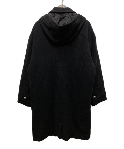 VERSACE CLASSIC V2（ヴェルサーチクラシック）VERSACE CLASSIC V2 (ヴェルサーチクラシック) アンゴラ混ダッフルコート ブラック サイズ:50の古着・服飾アイテム