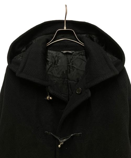 VERSACE CLASSIC V2（ヴェルサーチクラシック）VERSACE CLASSIC V2 (ヴェルサーチクラシック) アンゴラ混ダッフルコート ブラック サイズ:50の古着・服飾アイテム