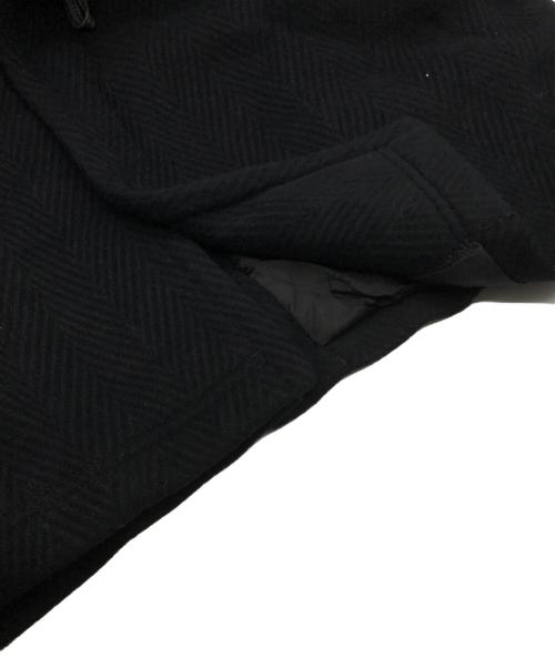 VERSACE CLASSIC V2（ヴェルサーチクラシック）VERSACE CLASSIC V2 (ヴェルサーチクラシック) アンゴラ混ダッフルコート ブラック サイズ:50の古着・服飾アイテム