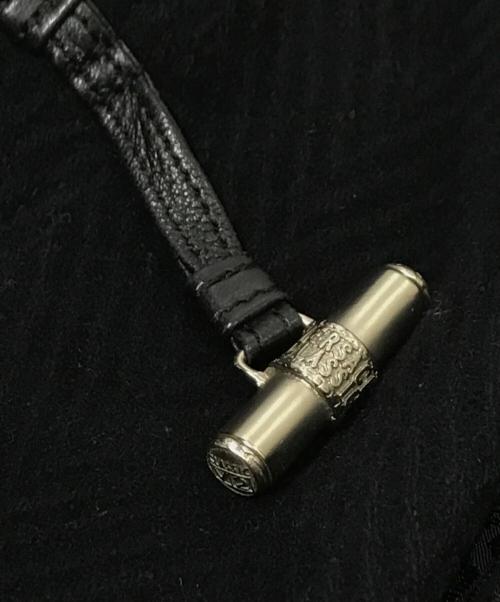 VERSACE CLASSIC V2（ヴェルサーチクラシック）VERSACE CLASSIC V2 (ヴェルサーチクラシック) アンゴラ混ダッフルコート ブラック サイズ:50の古着・服飾アイテム