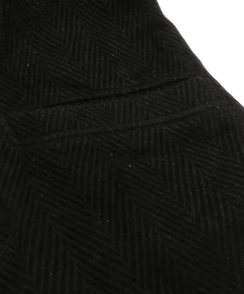 VERSACE CLASSIC V2（ヴェルサーチクラシック）VERSACE CLASSIC V2 (ヴェルサーチクラシック) アンゴラ混ダッフルコート ブラック サイズ:50の古着・服飾アイテム