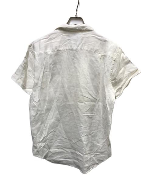 RALPH LAUREN（ラルフローレン）RALPH LAUREN (ラルフローレン) オープンカラーシャツ ホワイト サイズ:10の古着・服飾アイテム
