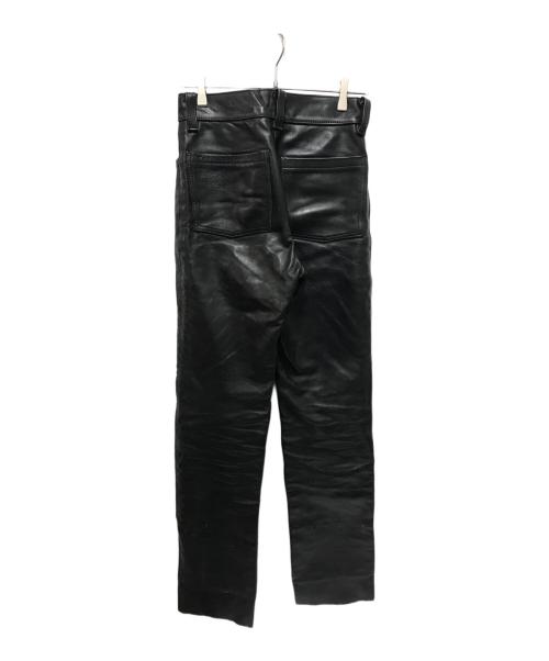 VANSON（バンソン）VANSON (バンソン) レザーパンツ ブラック サイズ:記載なしの古着・服飾アイテム