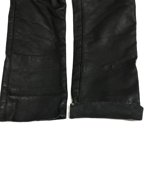 VANSON（バンソン）VANSON (バンソン) レザーパンツ ブラック サイズ:記載なしの古着・服飾アイテム