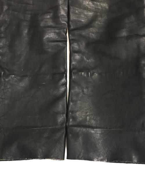VANSON（バンソン）VANSON (バンソン) レザーパンツ ブラック サイズ:記載なしの古着・服飾アイテム