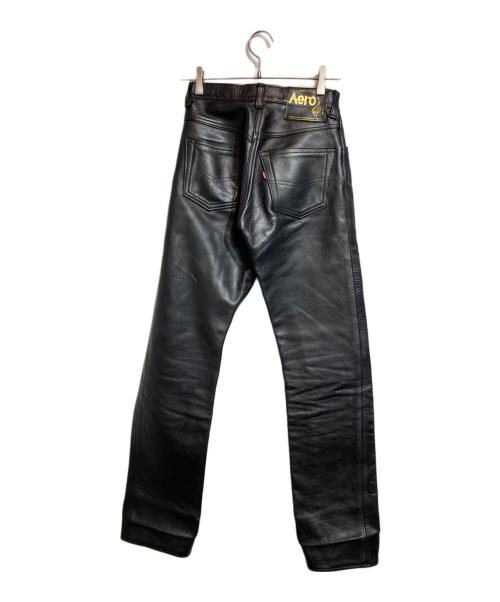 Aero LEATHER（エアロレザー）Aero LEATHER (エアロレザー) レザーパンツ ブラック サイズ:27の古着・服飾アイテム