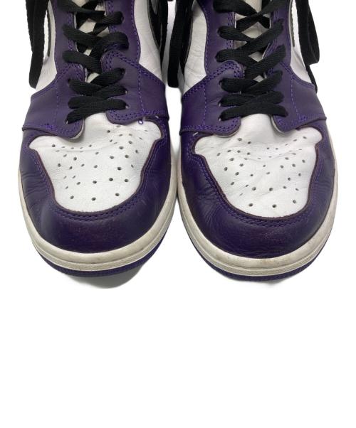 NIKE（ナイキ）NIKE (ナイキ) Air Jordan 1 Retro High OG パープル×ホワイト サイズ:29.5の古着・服飾アイテム