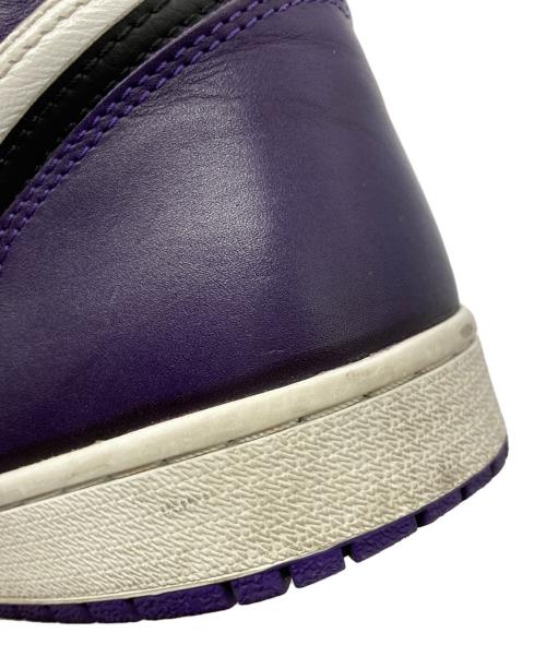 NIKE（ナイキ）NIKE (ナイキ) Air Jordan 1 Retro High OG パープル×ホワイト サイズ:29.5の古着・服飾アイテム
