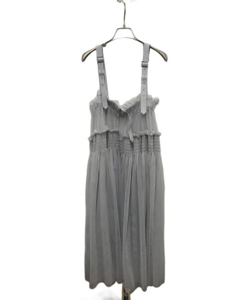 Candy Stripper（キャンディーストリッパー）Candy Stripper (キャンディーストリッパー) チュールワンピース グレー サイズ:2の古着・服飾アイテム