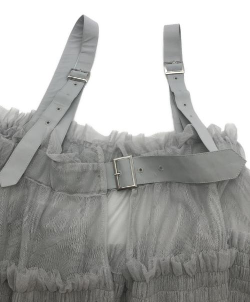 Candy Stripper（キャンディーストリッパー）Candy Stripper (キャンディーストリッパー) チュールワンピース グレー サイズ:2の古着・服飾アイテム