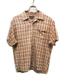 stussy（ステューシー）の古着「S/Sチェックシャツ」｜ベージュ