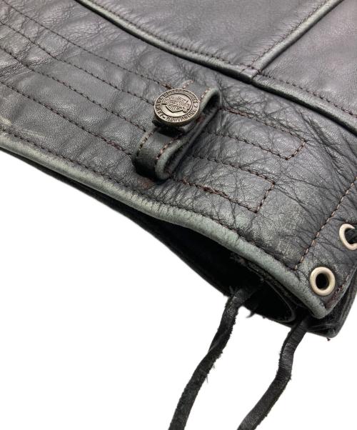 HARLEY-DAVIDSON（ハーレーダビッドソン）HARLEY-DAVIDSON (ハーレーダビッドソン) レザーライダースジャケット ブラック サイズ:Mの古着・服飾アイテム