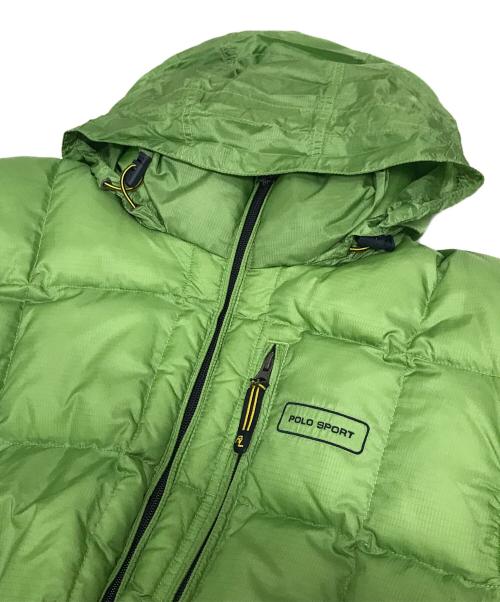 POLO SPORT（ポロスポーツ）POLO SPORT (ポロスポーツ) ダウンジャケット グリーン サイズ:Mの古着・服飾アイテム
