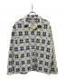 KITH（キス）の古着「ADONIS CAMP COLLAR LONG SLEEVE SHIRT」｜ホワイト×ブルー