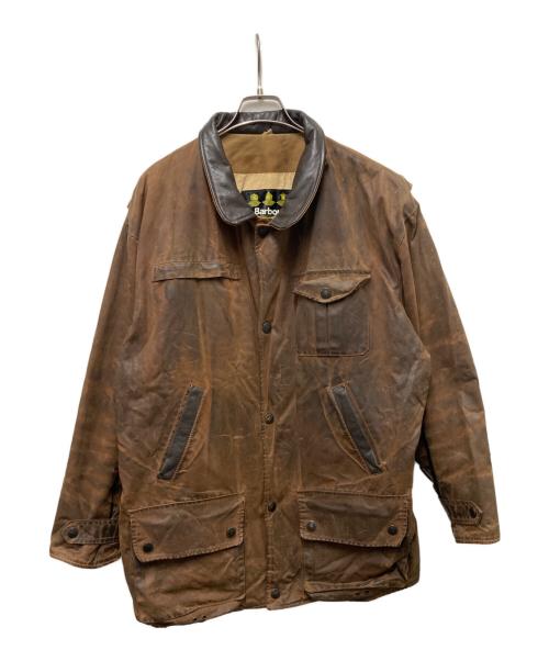 Barbour（バブアー）Barbour (バブアー) BUSHMAN レザーカラージャケット ブラウン サイズ:-の古着・服飾アイテム