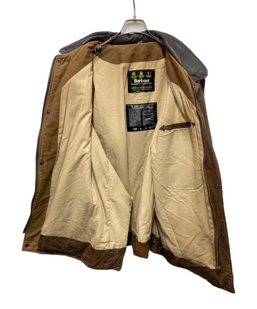 Barbour（バブアー）Barbour (バブアー) BUSHMAN レザーカラージャケット ブラウン サイズ:-の古着・服飾アイテム