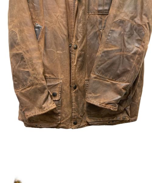 Barbour（バブアー）Barbour (バブアー) BUSHMAN レザーカラージャケット ブラウン サイズ:-の古着・服飾アイテム