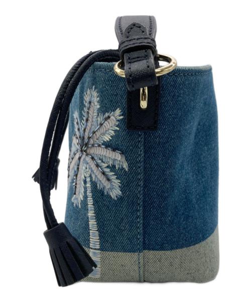 Kate Spade（ケイトスペード）Kate Spade (ケイトスペード) California Dreaming Pippa Bucket Bag ブルーの古着・服飾アイテム