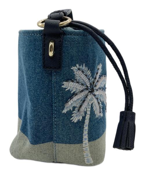 Kate Spade（ケイトスペード）Kate Spade (ケイトスペード) California Dreaming Pippa Bucket Bag ブルーの古着・服飾アイテム