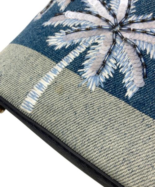 Kate Spade（ケイトスペード）Kate Spade (ケイトスペード) California Dreaming Pippa Bucket Bag ブルーの古着・服飾アイテム