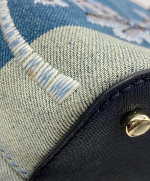 Kate Spade（ケイトスペード）Kate Spade (ケイトスペード) California Dreaming Pippa Bucket Bag ブルーの古着・服飾アイテム