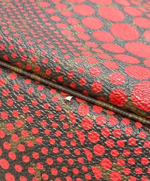 LOUIS VUITTON（ルイ ヴィトン）LOUIS VUITTON (ルイ ヴィトン) ヤヨイ・クサマ モノグラム・ウェーブ・ネヴァーフル MM ブラウン×レッドの古着・服飾アイテム