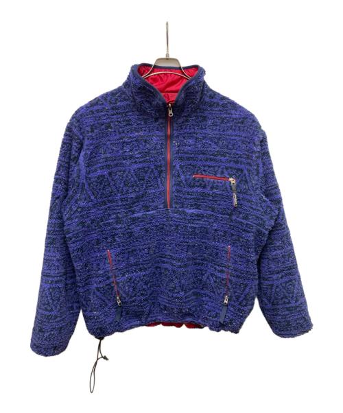 Patagonia（パタゴニア）Patagonia (パタゴニア) 90'Sパイルグリセードジャケット パープル×レッド サイズ:XLの古着・服飾アイテム
