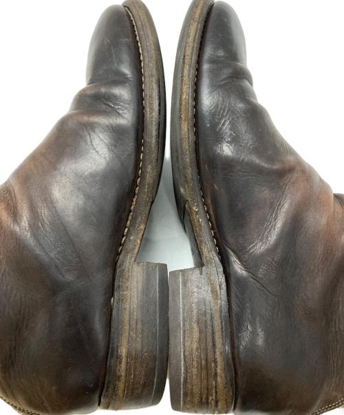 GUIDI（グイディ）GUIDI (グイディ) バックジップロングブーツ ブラウン サイズ:36 1/2の古着・服飾アイテム