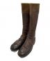 GUIDI（グイディ）の古着「バックジップロングブーツ」｜ブラウン