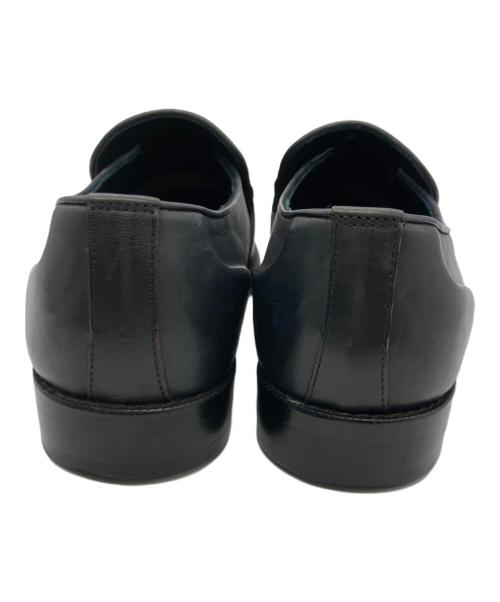 MIHARA YASUHIRO（ミハラヤスヒロ）MIHARA YASUHIRO (ミハラヤスヒロ) 炙り出し ビットローファー ブラック サイズ:24 1/2の古着・服飾アイテム