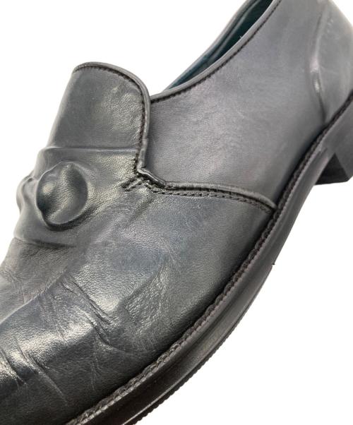 MIHARA YASUHIRO（ミハラヤスヒロ）MIHARA YASUHIRO (ミハラヤスヒロ) 炙り出し ビットローファー ブラック サイズ:24 1/2の古着・服飾アイテム