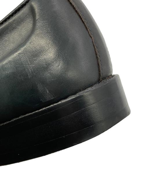 MIHARA YASUHIRO（ミハラヤスヒロ）MIHARA YASUHIRO (ミハラヤスヒロ) 炙り出し ビットローファー ブラック サイズ:24 1/2の古着・服飾アイテム