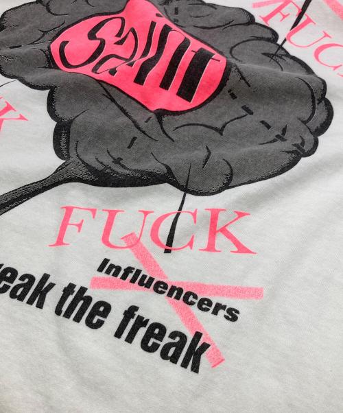 SAINT MICHAEL（セントマイケル）SAINT MICHAEL (セントマイケル) LS TEE BRAIN ホワイト サイズ:Lの古着・服飾アイテム