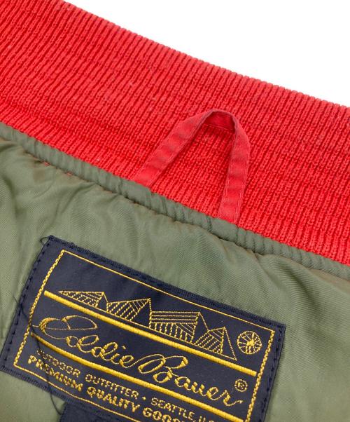 Eddie Bauer（エディーバウアー）Eddie Bauer (エディーバウアー) 80Sスカイライナーダウンジャケット レッド サイズ:Mの古着・服飾アイテム