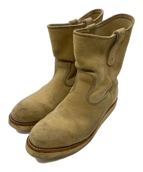 RED WING（レッドウィング）RED WING (レッドウィング) ペコスブーツ ベージュ サイズ:USA8の古着・服飾アイテム