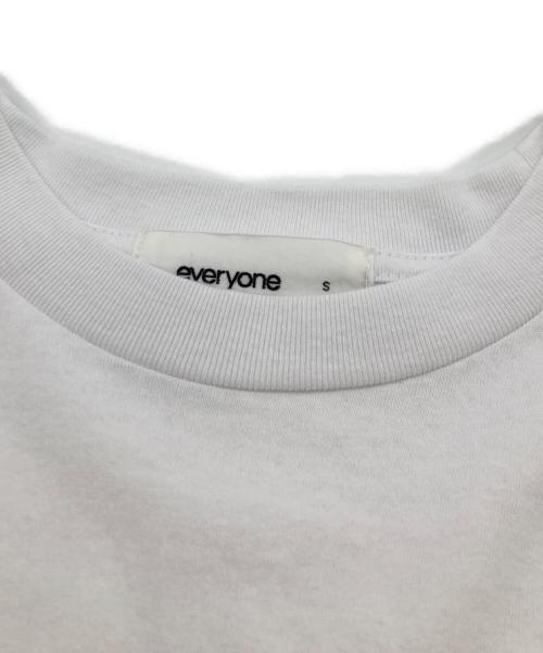 everyone（エブリワン）everyone (エブリワン) プリントTシャツ ホワイト サイズ:Sの古着・服飾アイテム