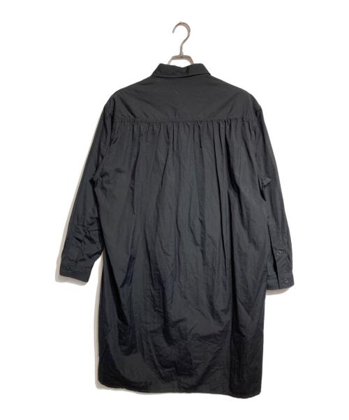 Yohji Yamamoto pour homme（ヨウジヤマモト プールオム）Yohji Yamamoto pour homme (ヨウジヤマモト プールオム) Wポケットロングシャツ ブラック サイズ:2の古着・服飾アイテム