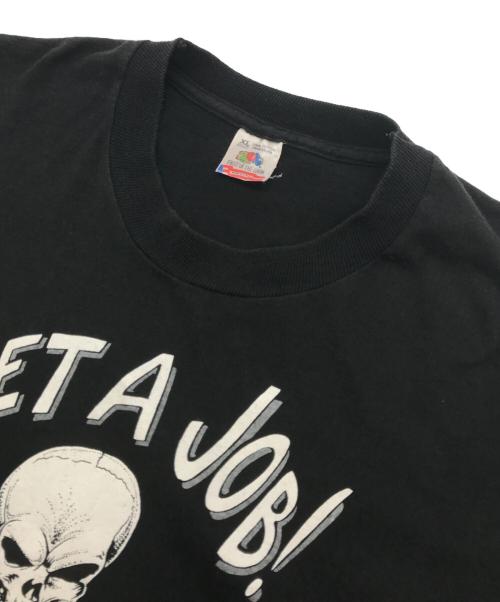 FASHION VICTIM（ファッションヴィクティム）Fashion Victim (ファッションヴィクティム) GET A JOB スカルプリントTシャツ ブラック サイズ:XLの古着・服飾アイテム