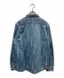 SUPREME (シュプリーム) Logo Stripe Jacquard Denim Shirt インディゴ サイズ:M：13000円