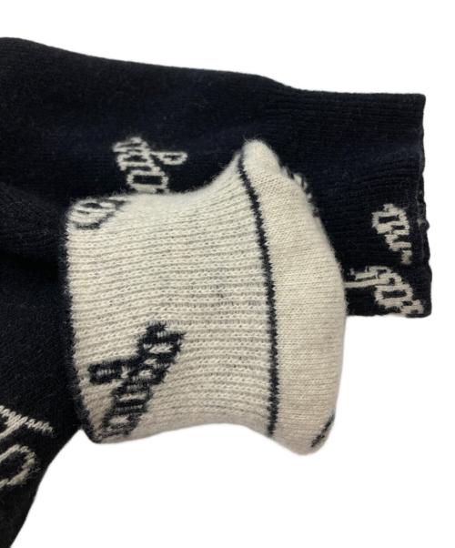 BALENCIAGA（バレンシアガ）BALENCIAGA (バレンシアガ) ALLOVER LOGO KNIT SWEATER ブラック サイズ:XSの古着・服飾アイテム
