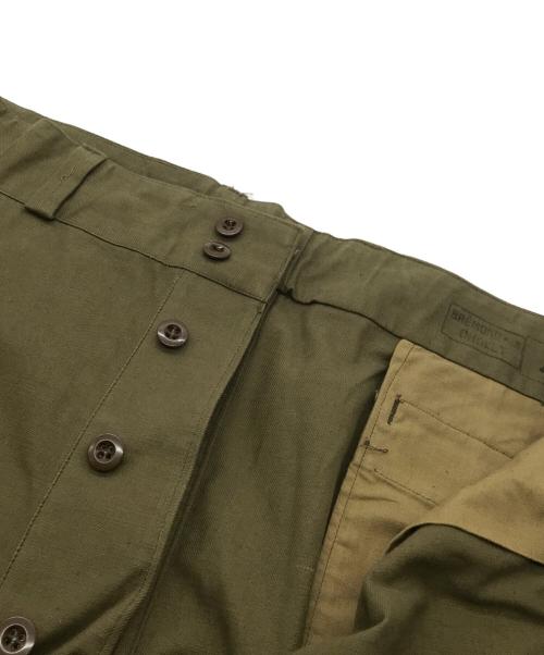 フランス軍（フランスグン）フランス軍 (フランスグン) 50’SM47前期型カーゴパンツ カーキ サイズ:4/11の古着・服飾アイテム