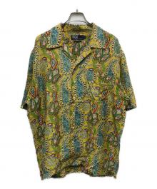 POLO RALPH LAUREN（ポロ・ラルフローレン）の古着「ペイズリー柄シルクオープンカラーシャツ」｜イエロー