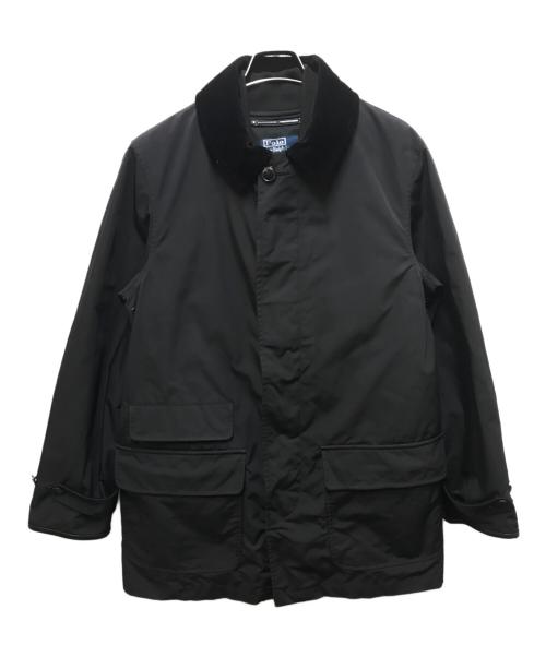 POLO RALPH LAUREN（ポロ・ラルフローレン）POLO RALPH LAUREN (ポロ・ラルフローレン) ナイロンハンティングジャケット ブラック サイズ:Mの古着・服飾アイテム
