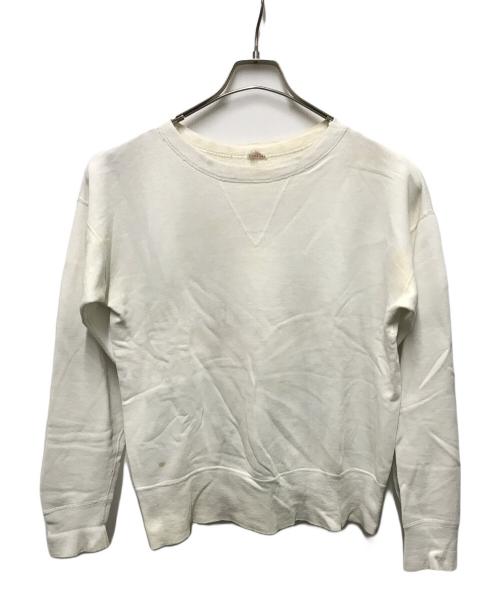 BRENT（ブレント）BRENT (ブレント) 50'S前Vスウェット ホワイト サイズ:Lの古着・服飾アイテム
