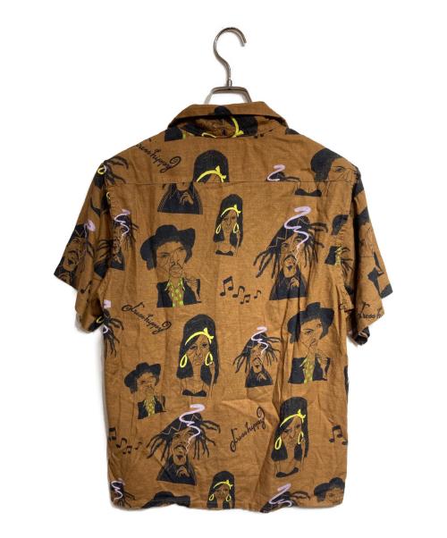 DRESS HIPPY（ドレスヒッピー）DRESS HIPPY (ドレスヒッピー) FESTIVAL S/S SHIRT・フェスティバルショートスリーブシャツ ベージュ サイズ:Sの古着・服飾アイテム