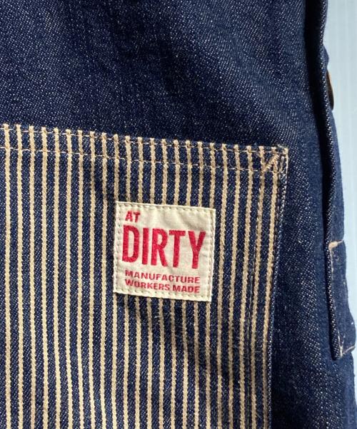 AT-DIRTY（アットダーティ）AT-DIRTY (アットダーティ) WORKERS ALLS DENIM インディゴ サイズ:Sの古着・服飾アイテム