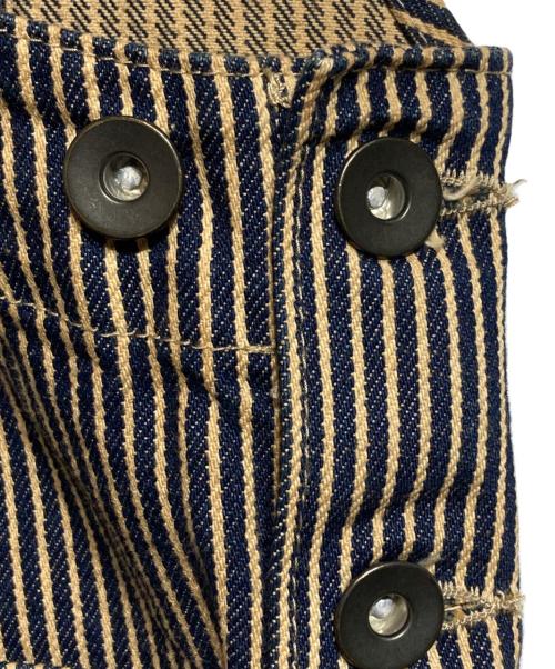 AT-DIRTY（アットダーティ）AT-DIRTY (アットダーティ) WORKERS ALLS B.HICKORY ベージュ サイズ:Mの古着・服飾アイテム