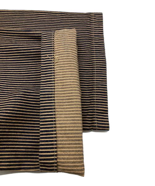 AT-DIRTY（アットダーティ）AT-DIRTY (アットダーティ) WORKERS ALLS B.HICKORY ベージュ サイズ:Mの古着・服飾アイテム